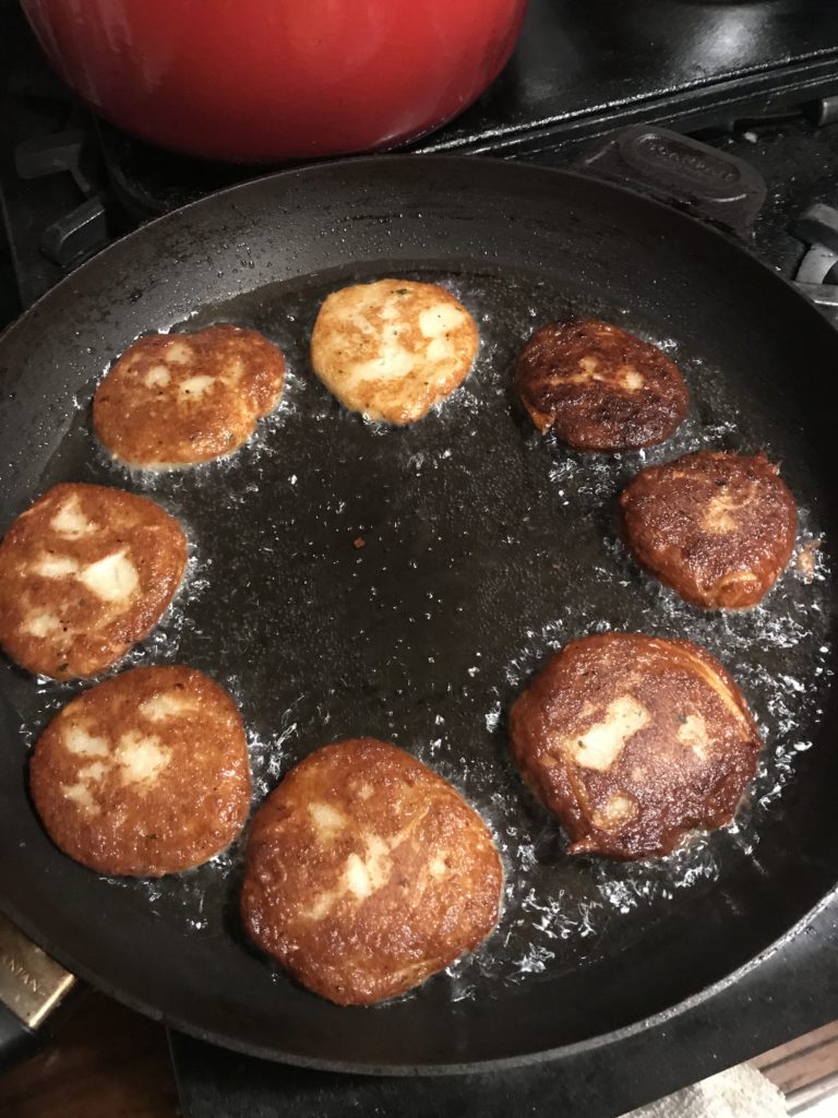 vegan latkes potato pancakes
