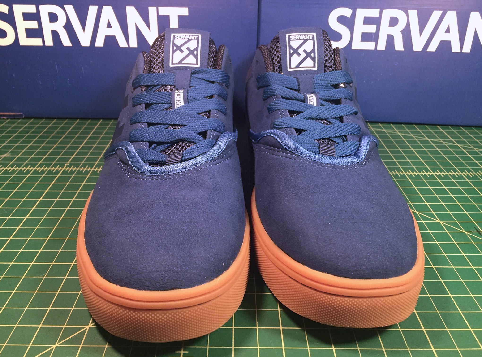 Servant Dagon vegan skateboard shoes faux suede