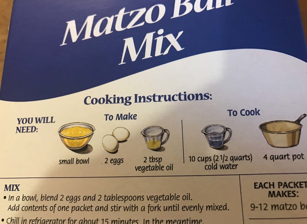 vegan matzo ball soup