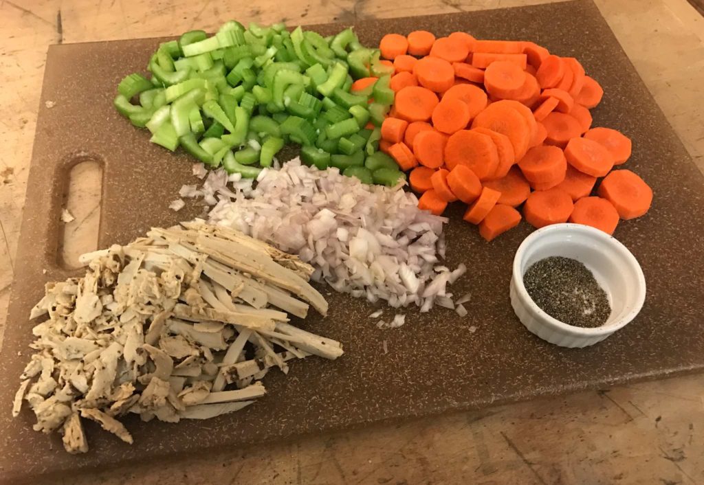 vegan matzo ball soup