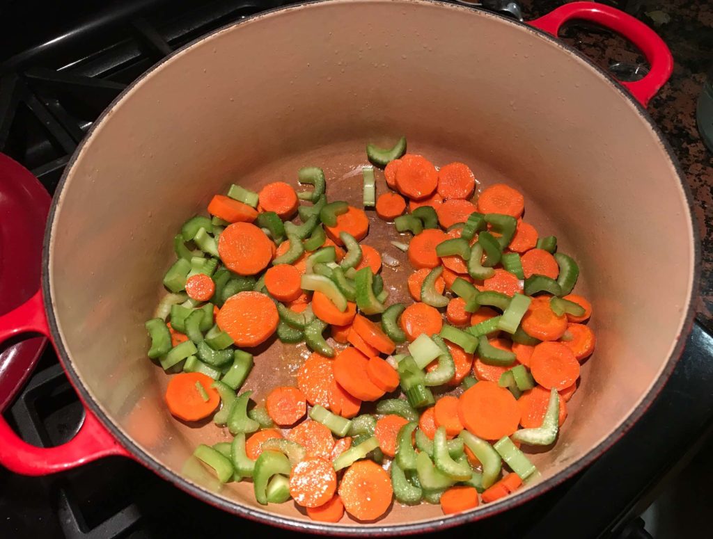 vegan matzo ball soup