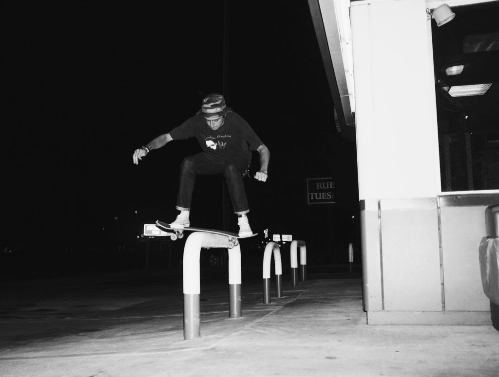 Michael Dean Vegan Skateboarder Board Slide