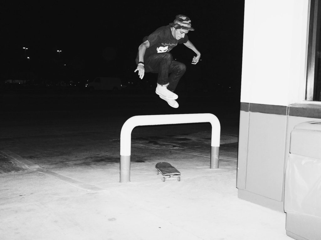Michael Dean Vegan Skateboarder Hippy Jump