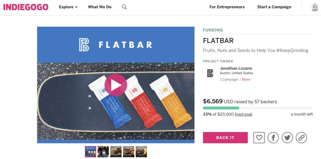 Vegan energybar plant based skateboarder snacks